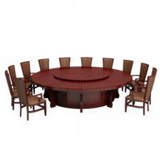 西安酒店20人電動旋轉(zhuǎn)餐桌訂做