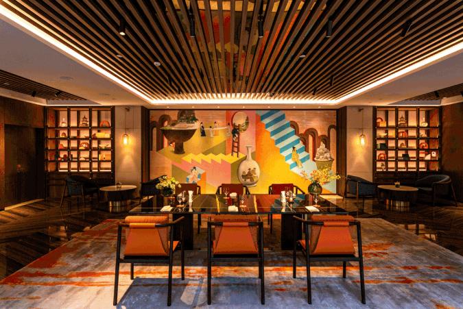 20220116/61e381ee6acd5.jpg 西安曲江希爾頓嘉悅里酒店壁畫(huà).jpg