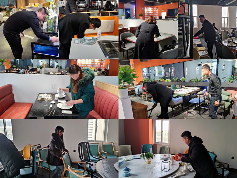 20230103/63b3a744dd028.jpg 博菲克業(yè)務(wù)部人員打掃展廳衛(wèi)生.jpg